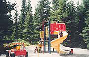 Bow Valley Campgrounds has many activities for children playgorunds being one.