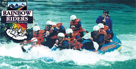 While camping at Bow Valley Park Campgrounds you can go Whitewater rafting.