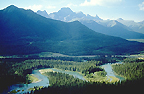 Bow Valley Campgrounds in Kananaskis Country.
